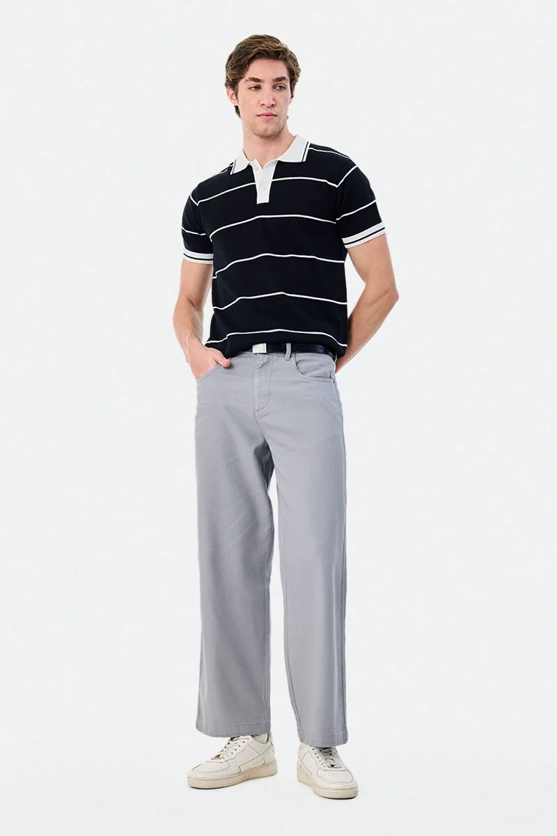 SNITCH 100% Cotton Relaxed Fit Trousers